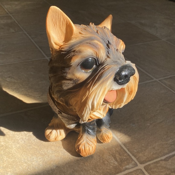 Yorkshire Terrier Yorkie Dog Realistic Garden Home Office Decor - Picture 5 of 7